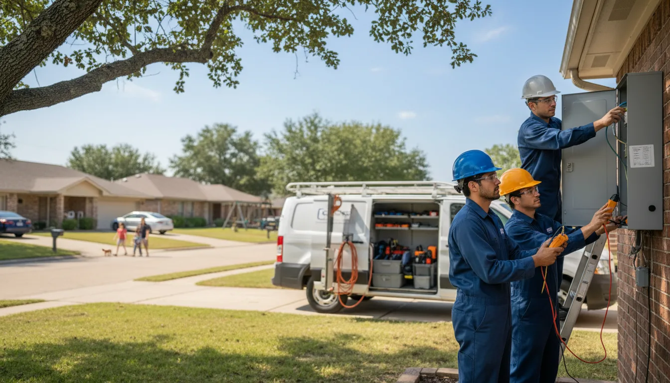 Certified electrician providing emergency electrical services in Pepin, WI